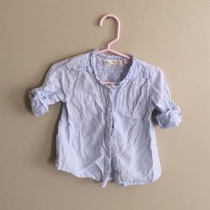 zara 100% cotton baby girl shirt